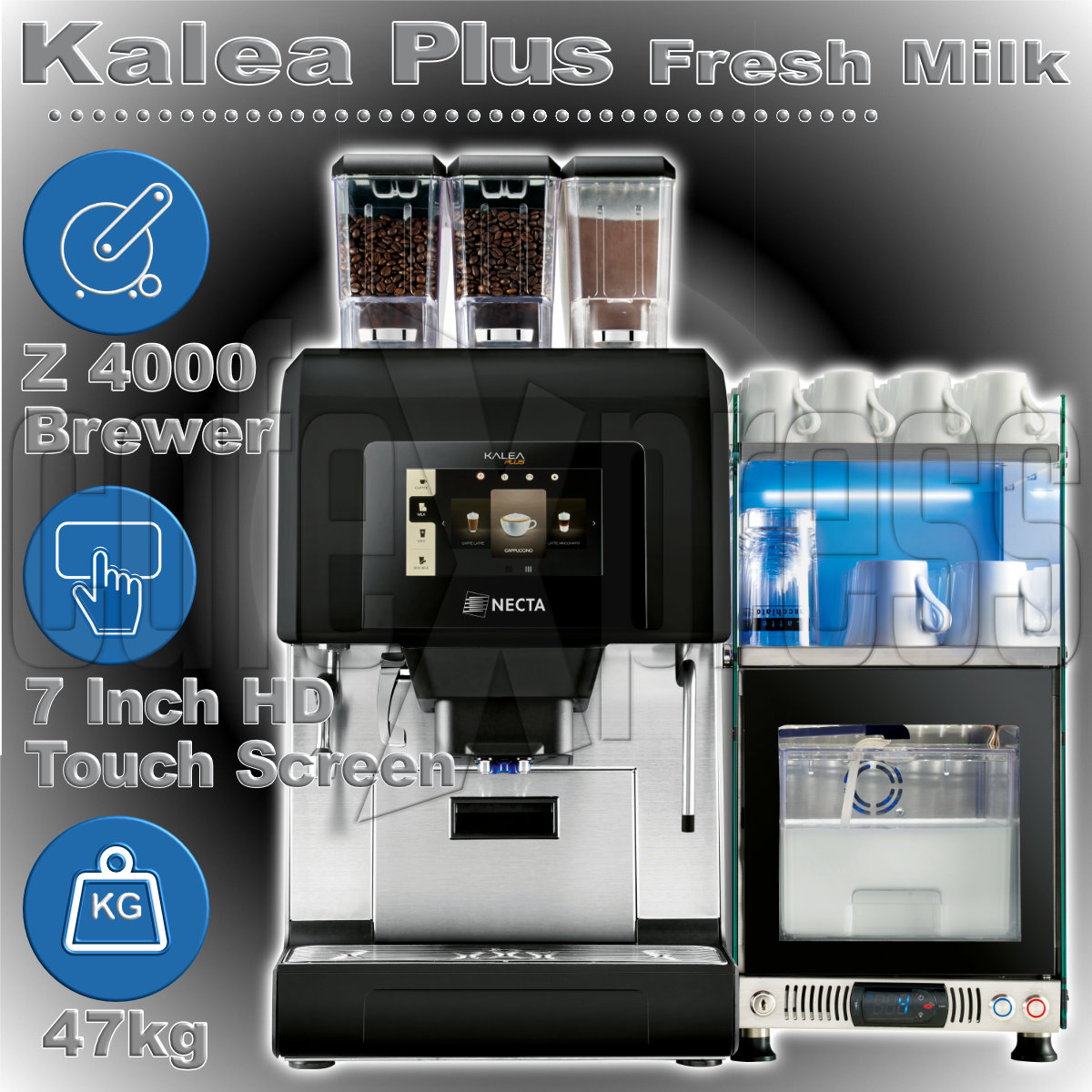 KALEA PLUS Fresh Milk Bean to Cup Coffee Machine cafeXpress